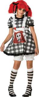 Tragedy Ann Tween Costume includes Dress with attached apron, knee 