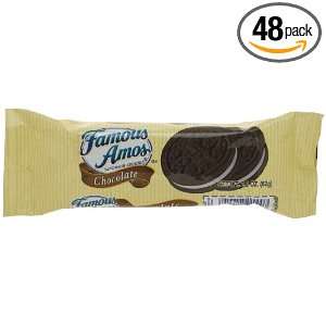 Famous Amos Chcolate CrΦme Cookies, 2.2 Ounce Bags (Pack of 48)