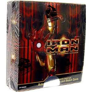   Archives Iron Man Movie Trading Cards Box [24 Packs] Toys & Games