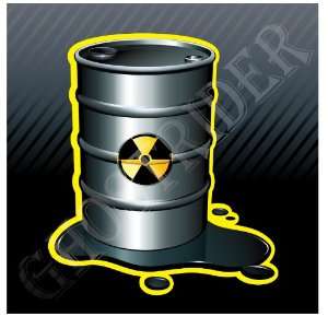  Radioactive Toxic Waste Barrel Danger Warning Caution 