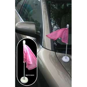  Pink Assembly Line Flag with Magnetic Flag Pole 