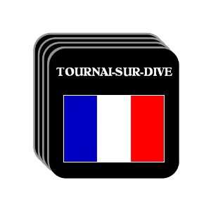 France   TOURNAI SUR DIVE Set of 4 Mini Mousepad Coasters