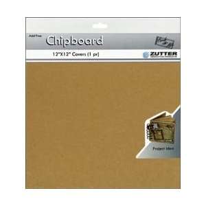  8mm Chipboard Covers 12X12 1 Pair/Pkg Craft BC12 2820; 3 Items/Order