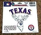 Texas Rangers SPEED MLB Team Logo Sports Ultra Decal / Bumper 
