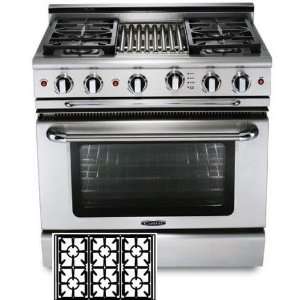 Capital Gscr366 lp 36 Inch Self Cleaning Propane Gas Range 