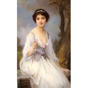   Charles Amable Lenoir   32 x 52 inches   The Pink Rose