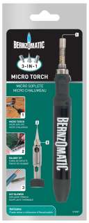 Bernzomatic 019131/ST200T Micro Flame Butane Torch 070042191318  