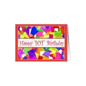  Blast of Confetti Happy 101st Birthday Card Toys & Games