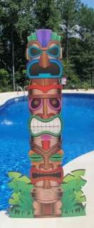 Tiki Totem Pole Stand Up Party Decoration Luau Photo  