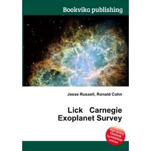  Lick Carnegie Exoplanet Survey Ronald Cohn Jesse Russell Books