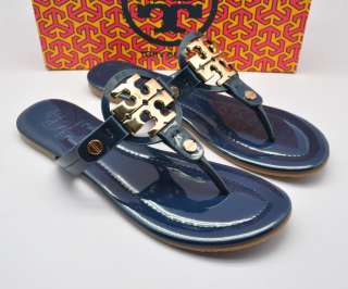 women sandals MILLER 2 tory burch patent leather sandals navy  