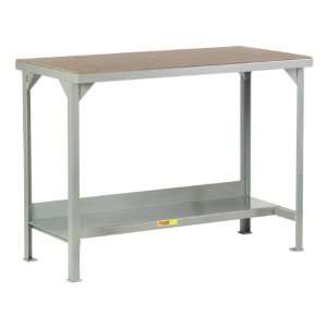   Steel Workbench with Hardboard Top 30 W x 48 L