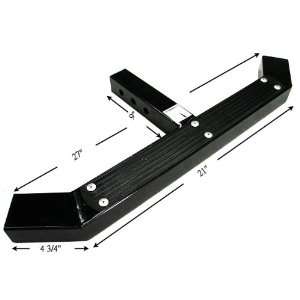 Wide 330lb Steel Trailer Hitch Step Bar Towing 2 Hitch Mount Receiver 