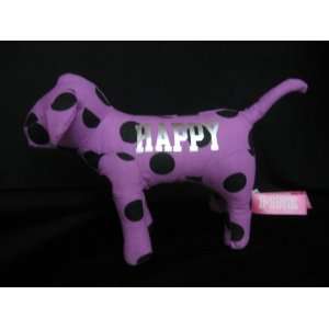  Victorias Secret Pink 7 Plush Happy Purple Dog with 