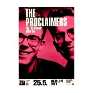  PROCLAIMERS Hit The Highway Tour 1994 Music Poster