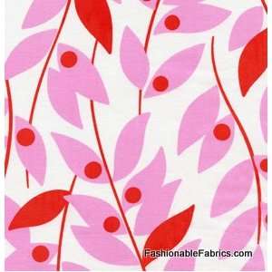  Nicey Jane Lindy Leaf in Pink by Heather Bailey Arts 