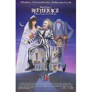  Beetlejuice Original Rolled Movie Poster 1988 Everything 
