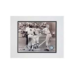  Bucky Dent 1978 Playoff Home Run, Sepia Double Matted 8 