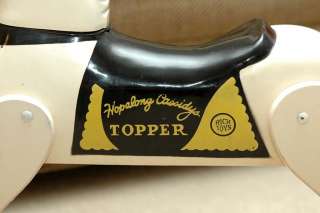 Hopalong Cassidys Topper Rocking Horse Rich Toys  