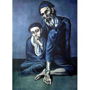  Pablo Picasso   Old Begger with Boy NO LONGER IN PRINT 