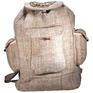  Hemp Backpack with Peace Sign
