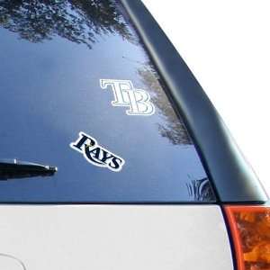  Tampa Bay Rays 2 Pack 4 x 4 Die Cut Decals Sports 