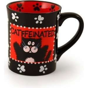 Our Name Is Mud by Lorrie Veasey Catffeinated Mug, 4 1/2 Inch  