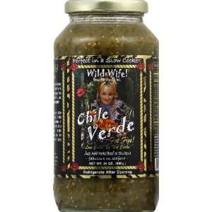 Wild Wife Chile Verde Cooking Sauce  Grocery & Gourmet 