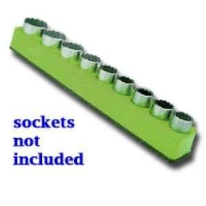  1/2 in. Drive Magnetic Green Socket Holder 10 19mm Sports 