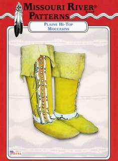 Item for sale is a sewing pattern , not completed moccasins