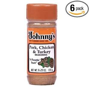 Johnnys Master Blends    Pork & Chicken Seasoning, 9.25 Ounce (Pack 