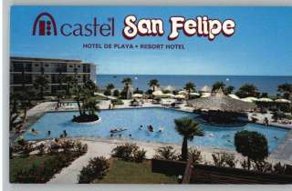 Postcard Castel San Felipe Hotel Baja California,Mexico  