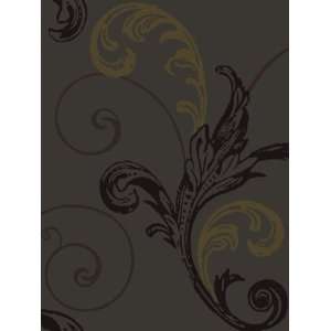    Black And Gray Contemporary Wallpaper WE71600