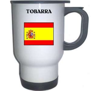  Spain (Espana)   TOBARRA White Stainless Steel Mug 