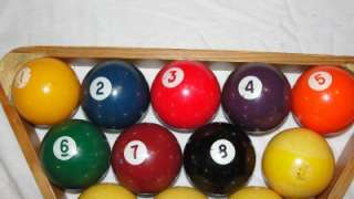 Vintage set of Billiard Pool table Balls  