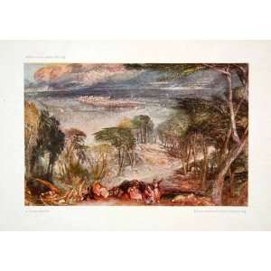   Countryside Travelers Landscape   Original Color Print