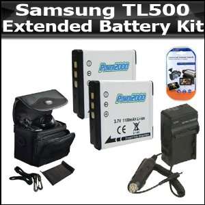  2 Pack Battery Kit For Samsung TL500 Digital Camera 