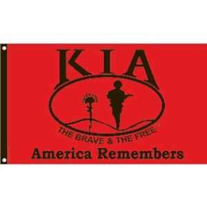  KIA America Remembers Flag 3ft x 5ft Patio, Lawn & Garden