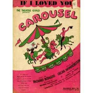 If I Loved You Vintage 1945 Sheet Music from Rodgers and Hammersteins 