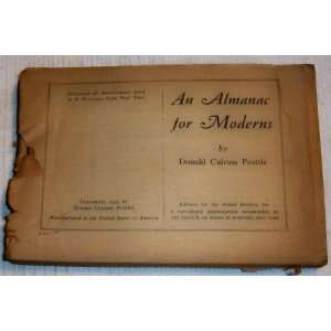Armed Services Edition    An Almanac for Moderns by Donald Cuiross 