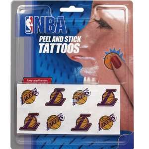    Los Angeles Lakers Temporary Tattoos Sheet