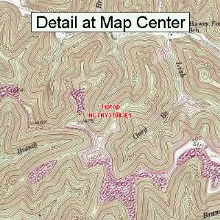 USGS Topographic Quadrangle Map   Tiptop, Kentucky (Folded 