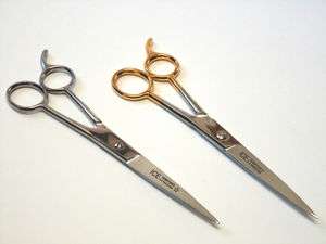 PCS Barber Hair Cutting Scissors SILVER and GOLD SET NEW  
