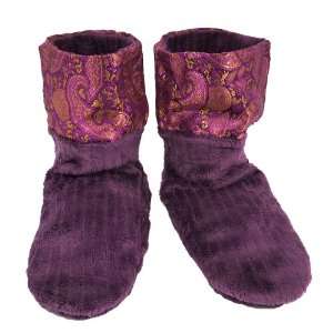    Purple Paisley Lavender Spa Booties by Sonoma Lavender Beauty