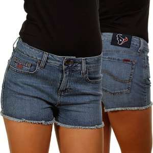  Houston Texans Ladies Tight End Jean Shorts (2) Sports 