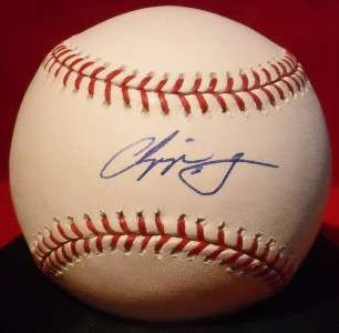 CHIPPER JONES Signed Baseball Autograph BRAVES Rawlings MLB Letter 
