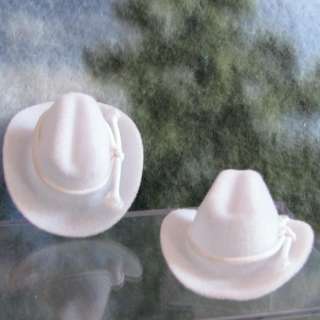 Cowboy Hats Heidi Ott Man Dollhouse white whi cord NEW 112 #2k 