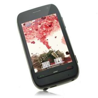   tv fm bluetooth resistive touch screen cell phone 603 black basic