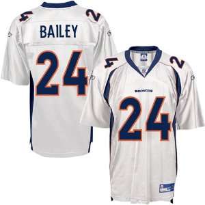  Denver Broncos Champ Bailey White Replica Football Jersey 