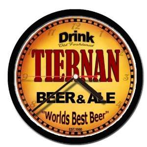  TIERNAN beer and ale cerveza wall clock 